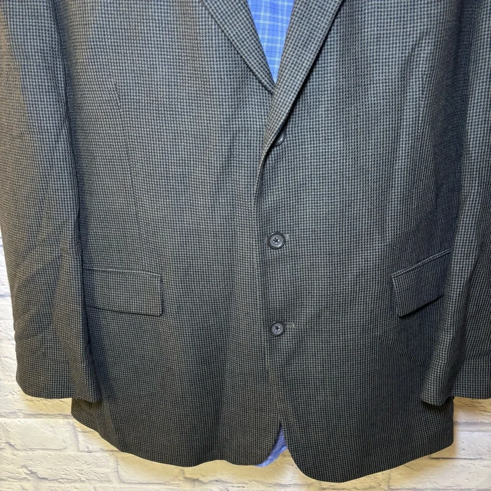 Oscar De La Renta Men's Blazer Jacket Size 46 Long Light Green Two Button Wool